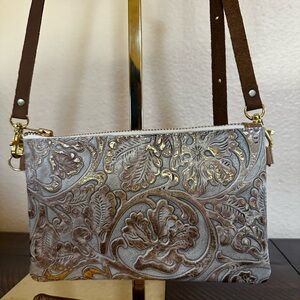 Small cowhide shoulder bag